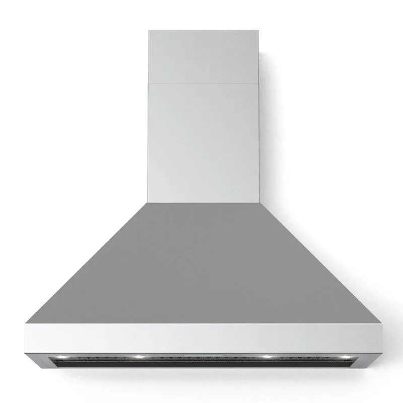 Verona VECHW48GSS Designer Series 48" Wall-Mounted Chimney Hood Ducted Hoods under cabinet ducted hood