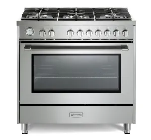 Verona VPRFSGG365SS Verona Prima 36" Gas Range - Stainless Steel Freestanding Ranges freestanding dual fuel range 30 inch