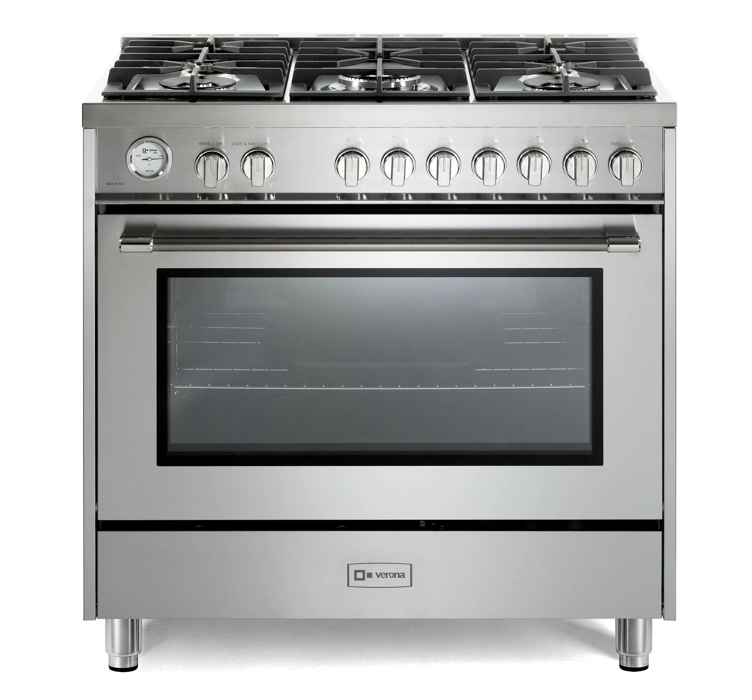 Verona VPRFSGG365SS Verona Prima 36" Gas Range - Stainless Steel Freestanding Ranges freestanding dual fuel range 30 inch