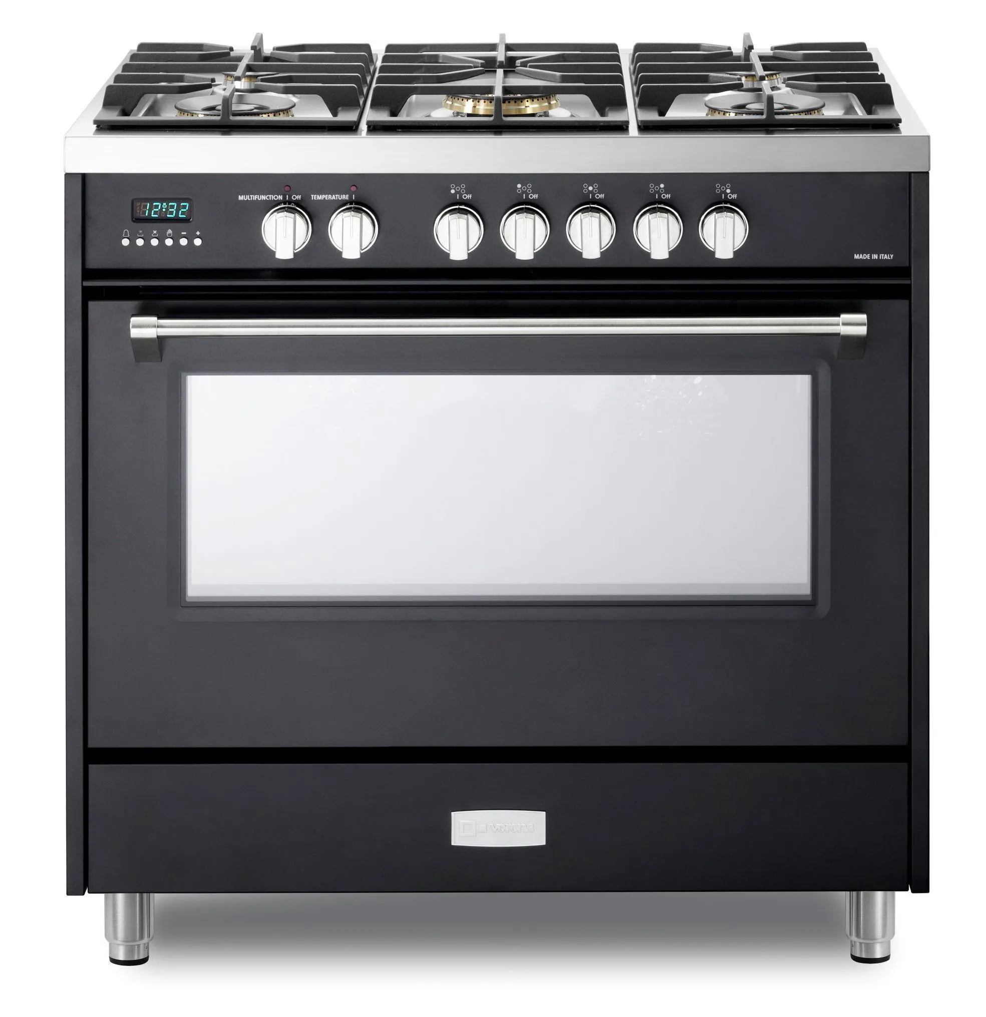 Verona VUFSIE365E Verona Ultima 36" Induction Range - Matte Black Freestanding Ranges freestanding dual fuel range 30 inch