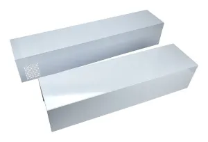 Whirlpool EXTKIT18FS Wall Hood Chimney Extension Kit - Stainless Steel Hood Accessories universal vent hood kits