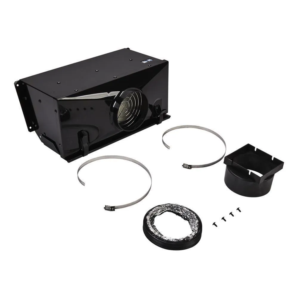 Whirlpool W10620783 Ductless Downdraft Vent Kit, Black Hood Accessories LED light kits for hoods