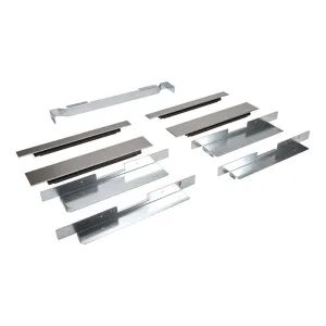 Whirlpool W11300447 Built-In Oven Side Trim Kit, Stainless Steel Range Accessories oven racks and replacement trays