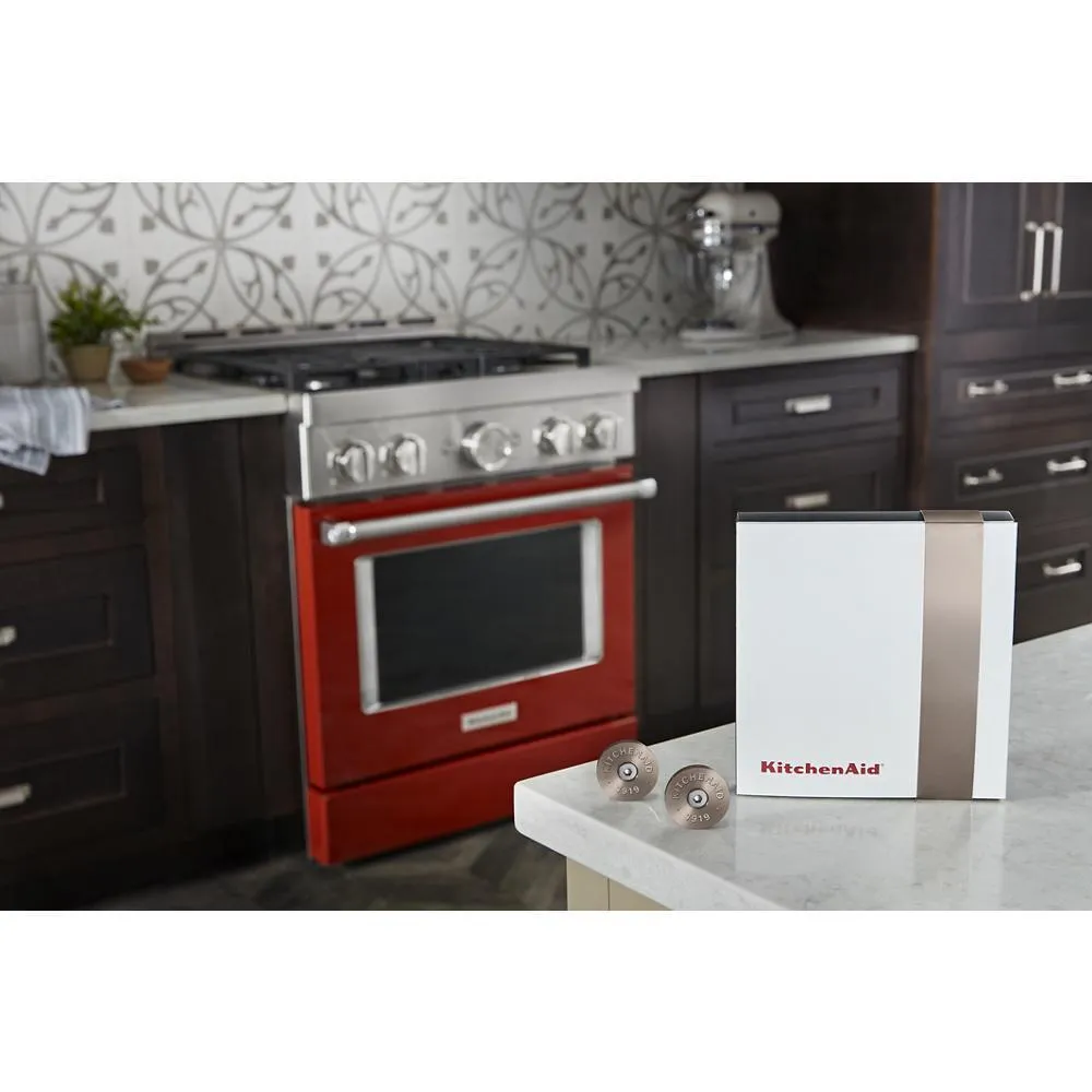 Whirlpool W11368841BN Kitchenaid Commercial-Style Range Handle Medallion Kit