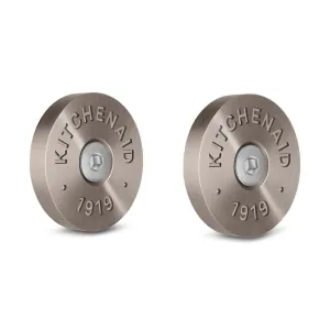 Whirlpool W11368841BN Kitchenaid Commercial-Style Range Handle Medallion Kit Range Accessories heavy duty range knobs