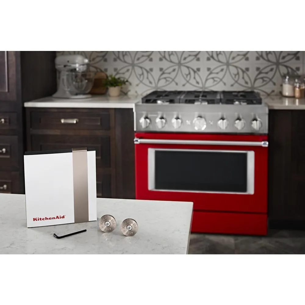 Whirlpool W11368841BN Kitchenaid Commercial-Style Range Handle Medallion Kit