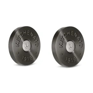 Whirlpool W11368841BO Kitchenaid Commercial-Style Range Handle Medallion Kit Range Accessories heavy duty range knobs