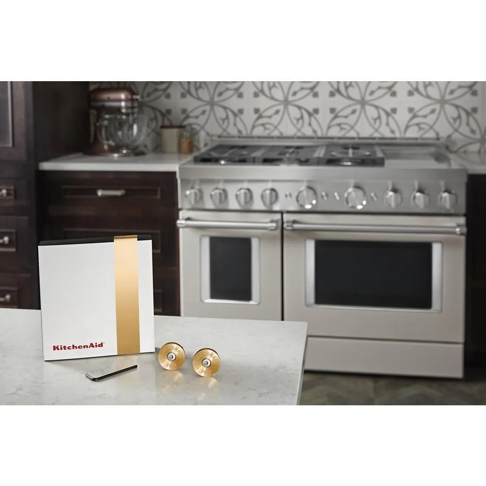 Whirlpool W11368841NE Kitchenaid Commercial-Style Range Handle Medallion Kit