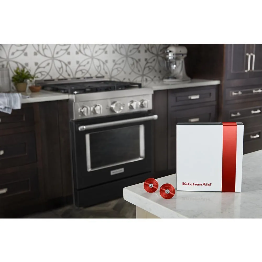 Whirlpool W11368841RE Kitchenaid Commercial-Style Range Handle Medallion Kit