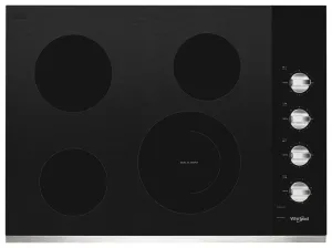Whirlpool WCE55US0HS 30-Inch Electric Ceramic Glass Cooktop With Dual Radiant Element Electric electric stove with convection oven