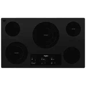 Whirlpool WCE97US6KB 36-Inch Electric Ceramic Glass Cooktop With Triple Radiant Element Electric electric stove with convection oven