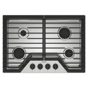 Whirlpool WCGK3030PS 30-Inch Gas Cooktop With Speedheat&#8482; Burners Cooktops ceramic electric cooktops