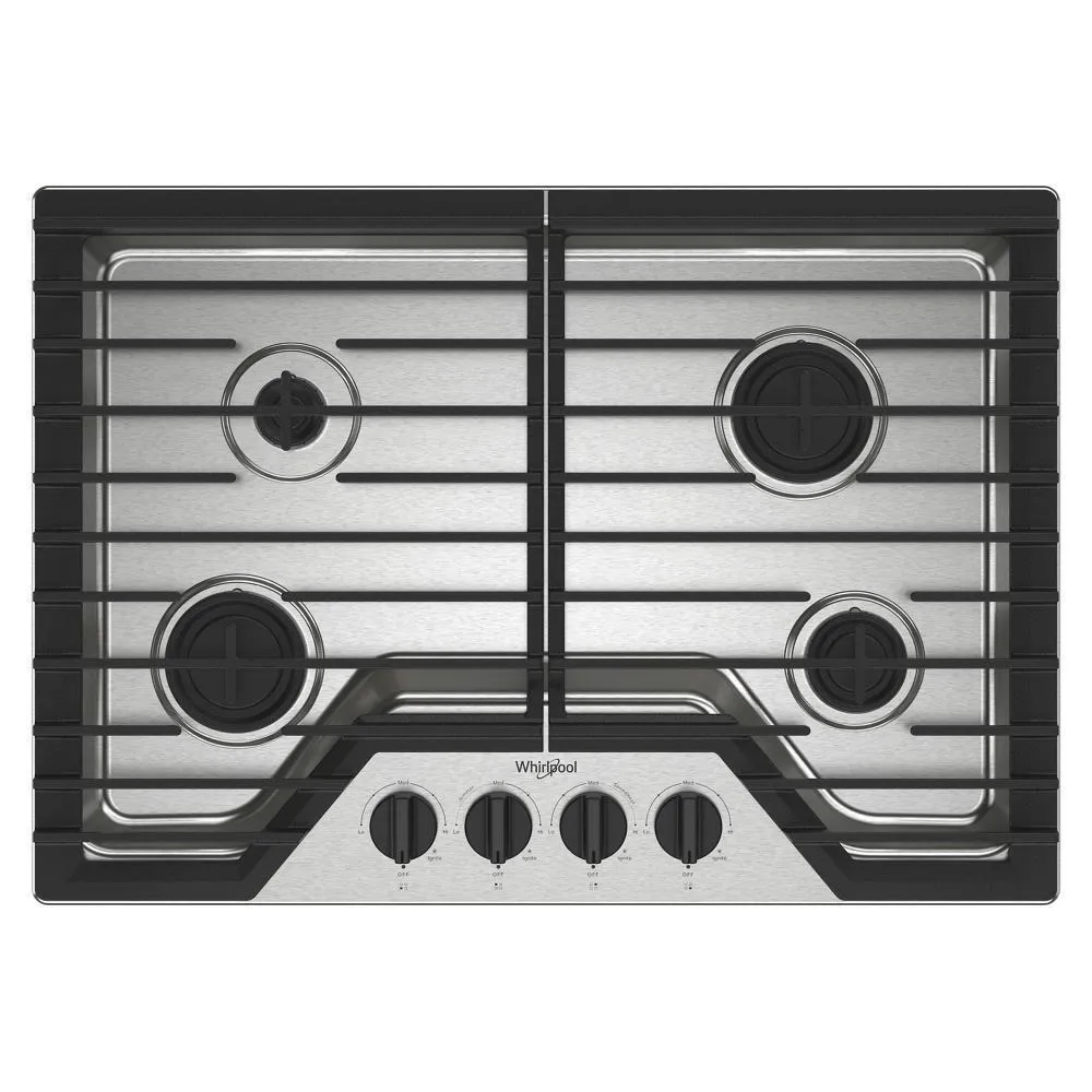 Whirlpool WCGK3030PS 30-Inch Gas Cooktop With Speedheat&#8482; Burners Cooktops ceramic electric cooktops