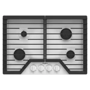 Whirlpool WCGK3030PW 30-Inch Gas Cooktop With Speedheat&#8482; Burners Cooktops ceramic electric cooktops