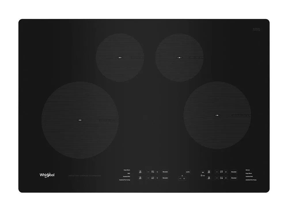 Whirlpool WCI55US0JB 30-Inch Induction Cooktop Electric electric stove with convection oven