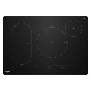 Whirlpool WCIT7030SB 30" Intelligent Induction Cooktop With Temp Cook&#8482; Technology Cooktops ceramic electric cooktops