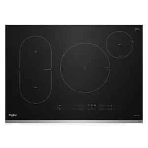 Whirlpool WCIT7030SS 30" Intelligent Induction Cooktop With Temp Cook&#8482; Technology Electric electric stove with convection oven