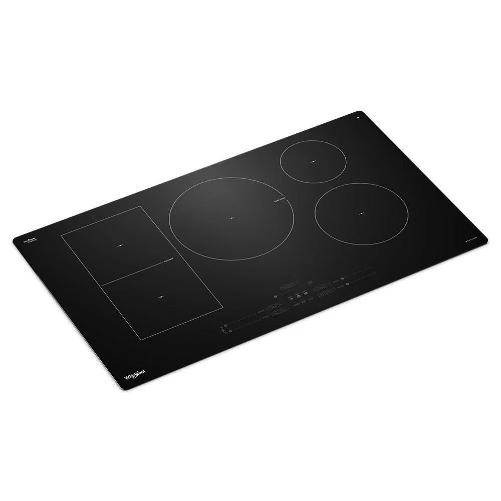 Whirlpool WCIT7536SB 36" Intelligent Induction Cooktop With Temp Cook&#8482; Technology And Wipeclean&#8482; Coating