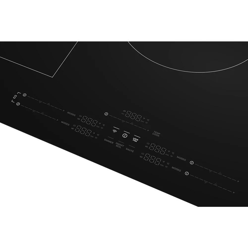 Whirlpool WCIT7536SB 36" Intelligent Induction Cooktop With Temp Cook&#8482; Technology And Wipeclean&#8482; Coating