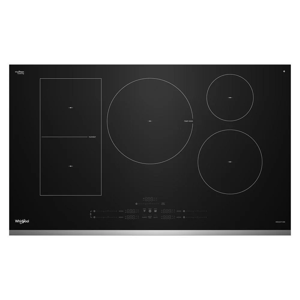 Whirlpool WCIT7536SS 36" Intelligent Induction Cooktop With Temp Cook&#8482; Technology And Wipeclean&#8482; Coating Cooktops ceramic electric cooktops