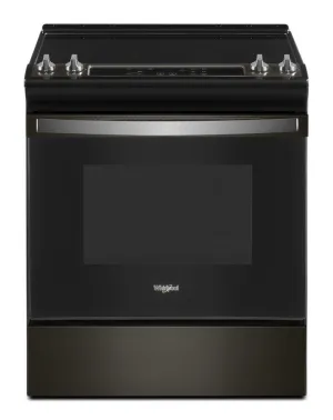 Whirlpool WEE515S0LV 4.8 Cu. Ft. Whirlpool Electric Range With Frozen Bake&#8482; Technology Slide In Ranges front control slide-in stove