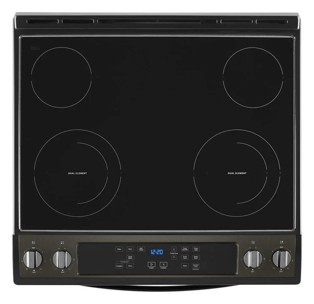 Whirlpool WEE515S0LV 4.8 Cu. Ft. Whirlpool Electric Range With Frozen Bake&#8482; Technology