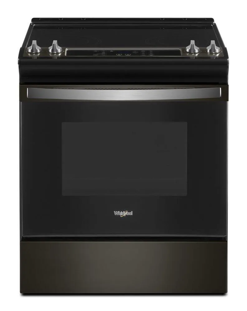 Whirlpool WEE515S0LV 4.8 Cu. Ft. Whirlpool Electric Range With Frozen Bake&#8482; Technology Slide In Ranges front control slide-in stove