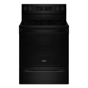 Whirlpool WFES5030RB 30-Inch Energy Star Electric Range With Air Cooking Technology, No Preheat Air Fry And Air Baking And Self Clean Freestanding Ranges freestanding dual fuel range 30 inch