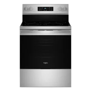 Whirlpool WFES5030RS 30-Inch Energy Star Electric Range With Air Cooking Technology, No Preheat Air Fry And Air Baking And Self Clean Freestanding Ranges freestanding dual fuel range 30 inch
