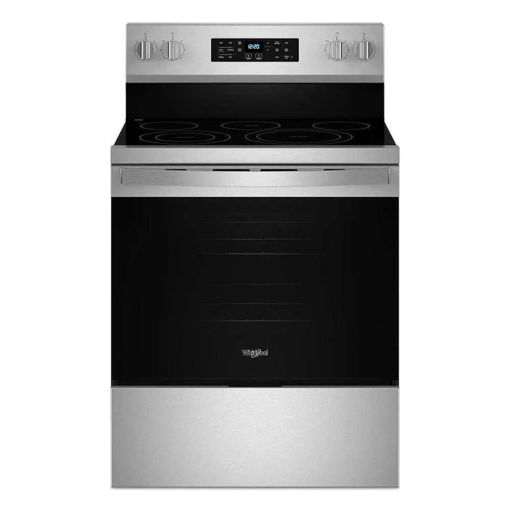 Whirlpool WFES5030RS 30-Inch Energy Star Electric Range With Air Cooking Technology, No Preheat Air Fry And Air Baking And Self Clean Freestanding Ranges freestanding dual fuel range 30 inch