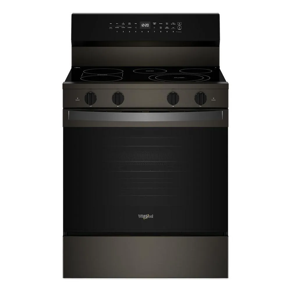Whirlpool WFES7530RV 30-Inch Smart Electric Smart Range With Air Cooking Technology, No Preheat Air Fry, High Speed Preheat Oven, Wipeclean&#8482; Coating, And Steam/Self Clean Freestanding Ranges freestanding dual fuel range 30 inch