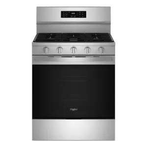 Whirlpool WFGS5030RZ 30-Inch Gas Range With Air Cooking Technology, No Preheat Air Fry And Air Baking And Self Clean Freestanding Ranges freestanding dual fuel range 30 inch