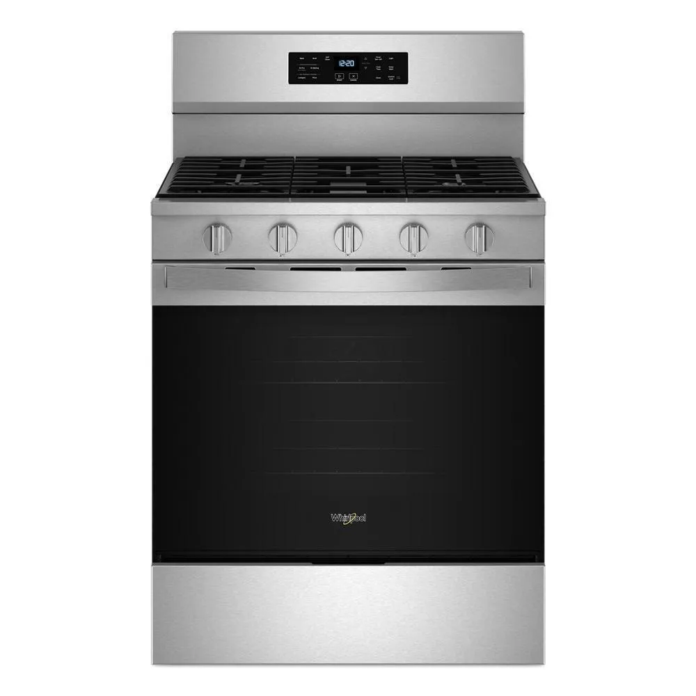 Whirlpool WFGS5030RZ 30-Inch Gas Range With Air Cooking Technology, No Preheat Air Fry And Air Baking And Self Clean Freestanding Ranges freestanding dual fuel range 30 inch