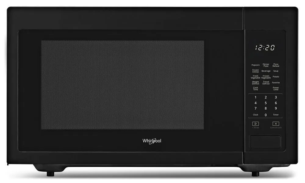 Whirlpool WMC30516HB 1.6 Cu. Ft. Countertop Microwave With 1,200-Watt Cooking Power Microwave Ovens large capacity kitchen microwave