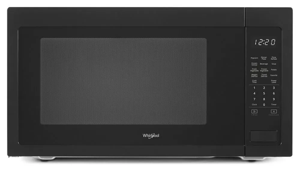 Whirlpool WMC50522HB 2.2 Cu. Ft. Countertop Microwave With 1,200-Watt Cooking Power Microwave Ovens large capacity kitchen microwave