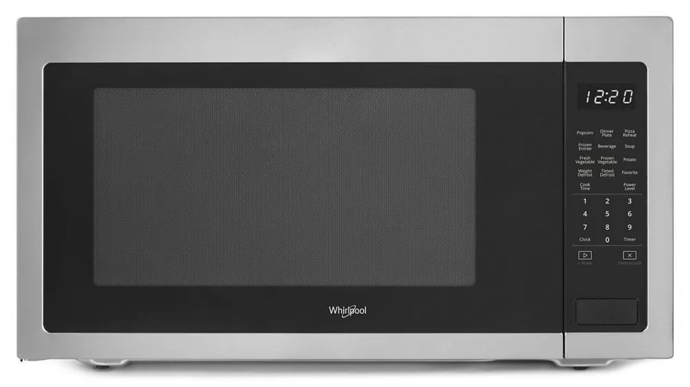 Whirlpool WMC50522HZ 2.2 Cu. Ft. Countertop Microwave With 1,200-Watt Cooking Power Microwave Ovens large capacity kitchen microwave