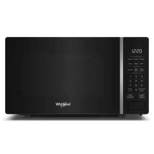 Whirlpool WMCS3018RB 0.7 Cu. Ft. Black Countertop Microwave With Steam Clean - 700 Watt Microwave Ovens smart sensor microwave oven