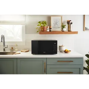 Whirlpool WMCS7022PB 1.6 Cu. Ft. Sensor Cooking Microwave Microwave Ovens smart sensor microwave oven