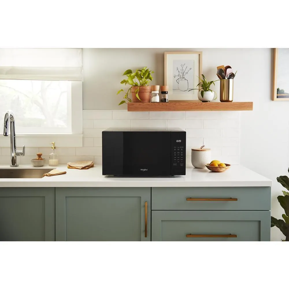 Whirlpool WMCS7022PB 1.6 Cu. Ft. Sensor Cooking Microwave Microwave Ovens smart sensor microwave oven