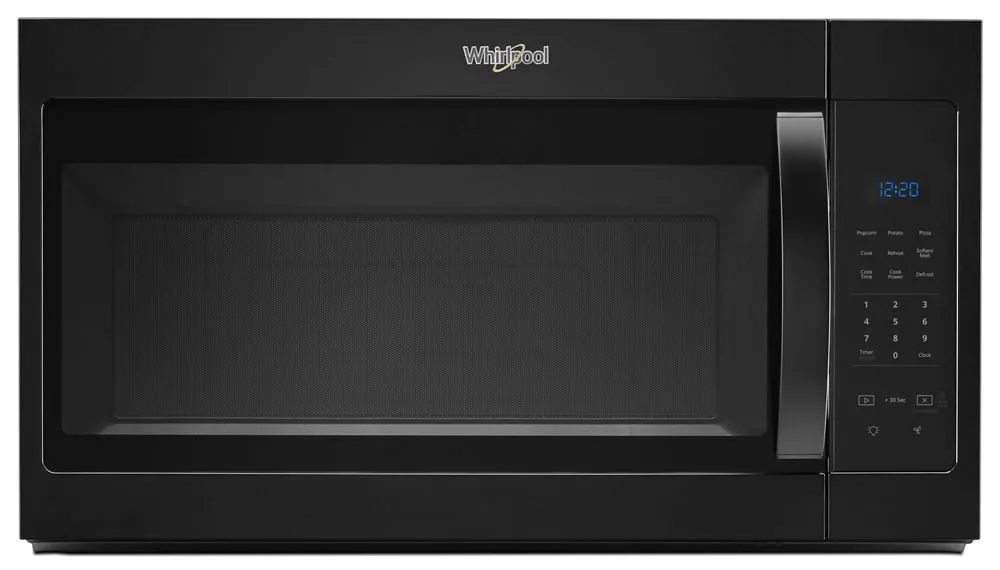 Whirlpool WMH31017HB 1.7 Cu. Ft. Microwave Hood Combination With Electronic Touch Controls Microwave Ovens large capacity kitchen microwave