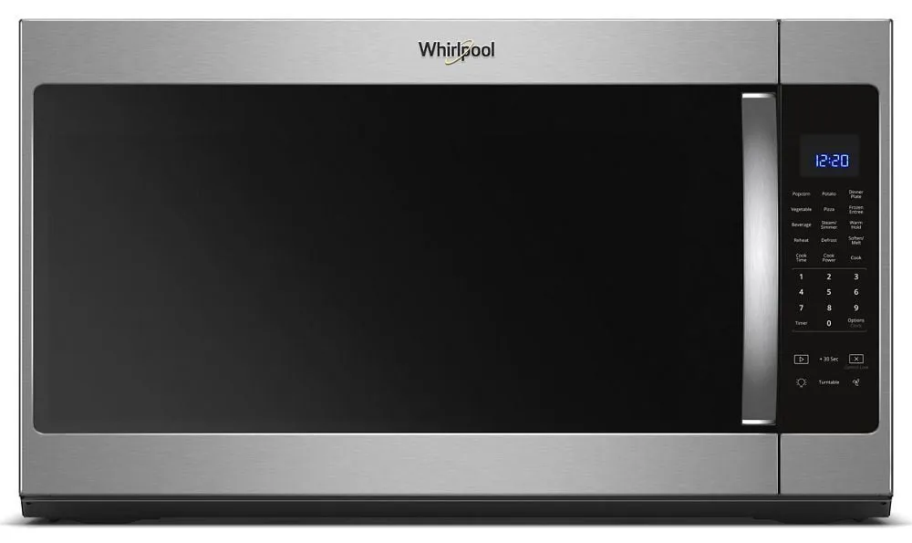 Whirlpool WMH53521HZ 2.1 Cu. Ft. Over-The-Range Microwave With Steam Cooking Microwave Ovens smart sensor microwave oven