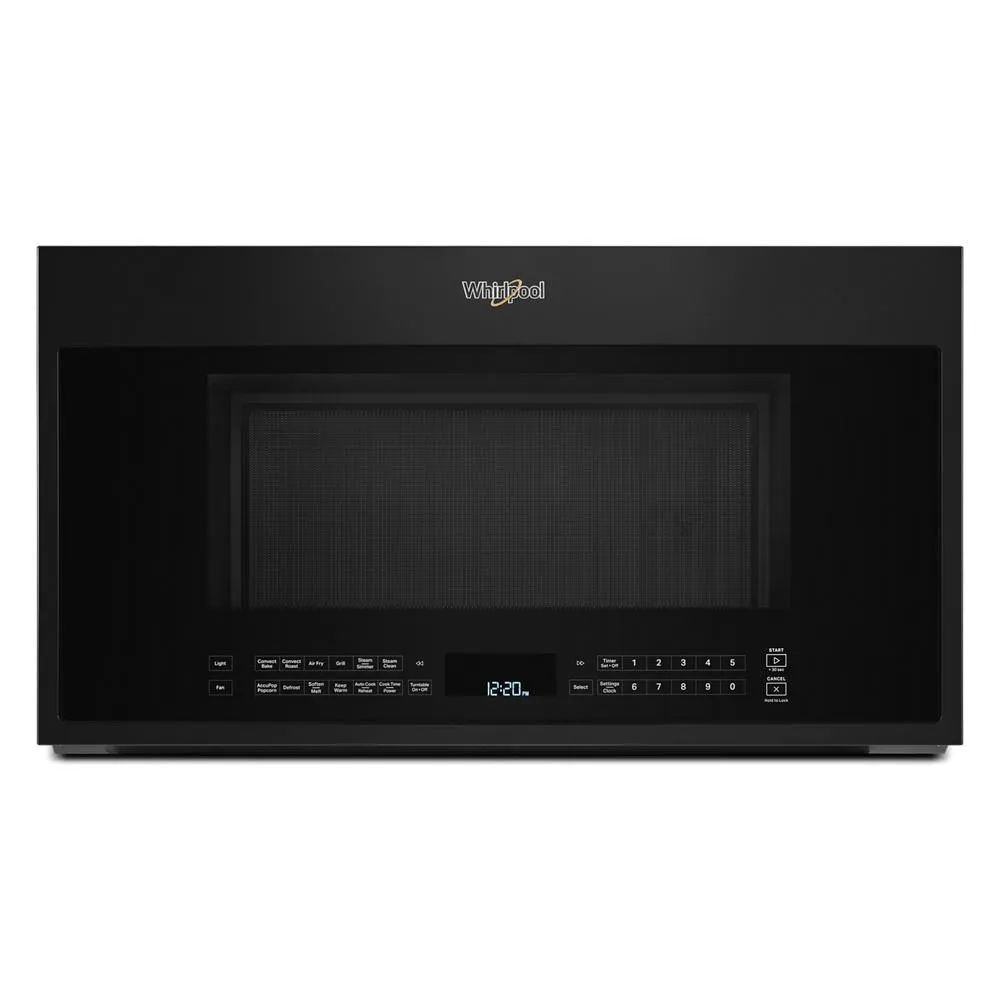 Whirlpool WMH78519LB 1.9 Cu. Ft. Microwave With Air Fry Mode Microwave Ovens smart sensor microwave oven