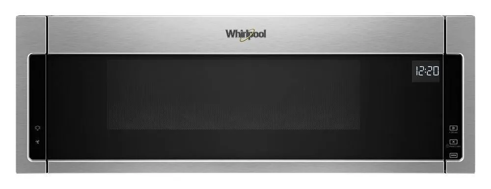 Whirlpool WML55011HS 1.1 Cu. Ft. Low Profile Microwave Hood Combination Microwave Ovens large capacity kitchen microwave