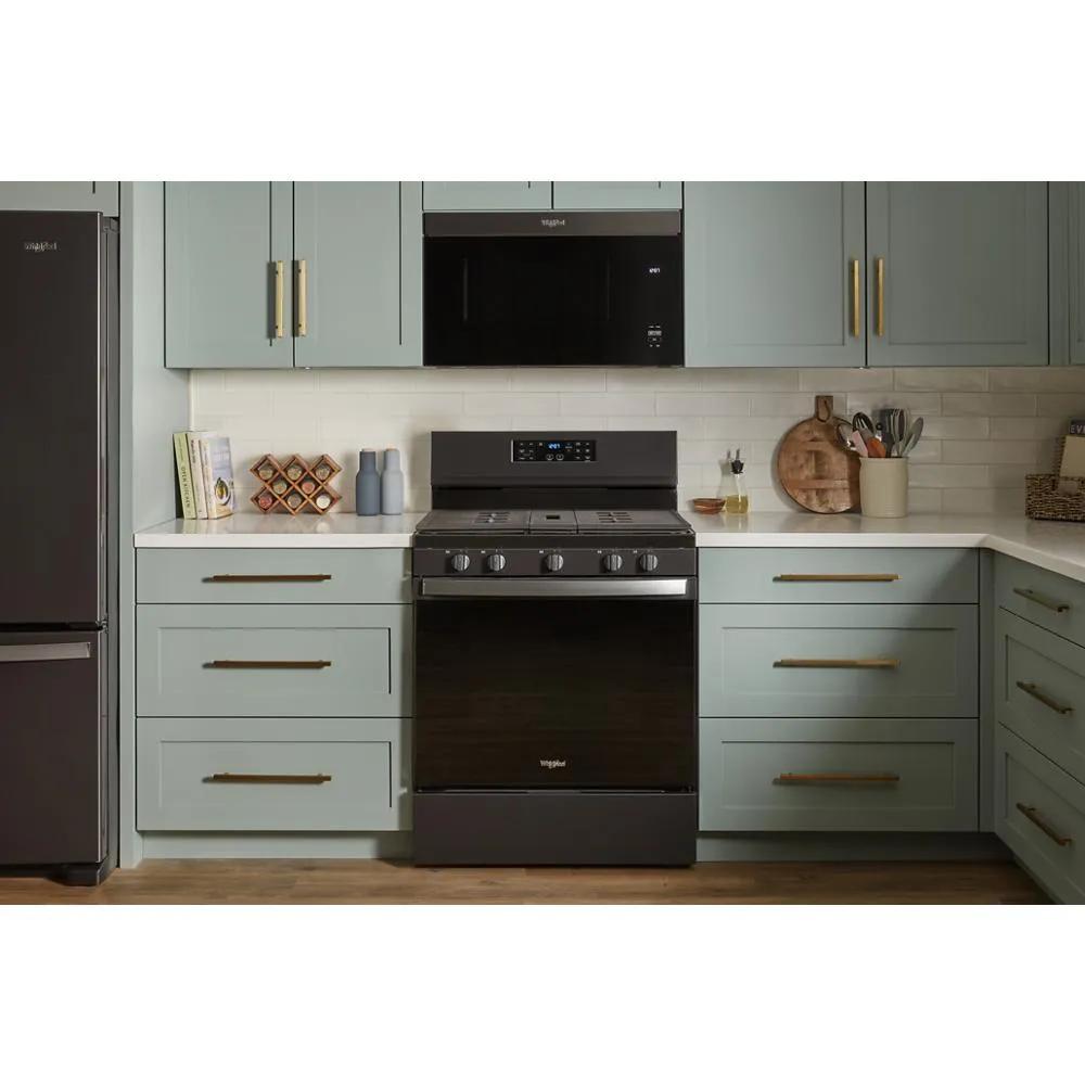 Whirlpool WMMF5930PV 1.1 Cu. Ft. Flush Mount Microwave With Turntable-Free Design Microwave Ovens smart sensor microwave oven