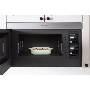 Whirlpool WMMF7330RW Air Fry Over-The-Range Microwave With Flush Built-In Design Over The Range Microwaves convection over-the-range microwave