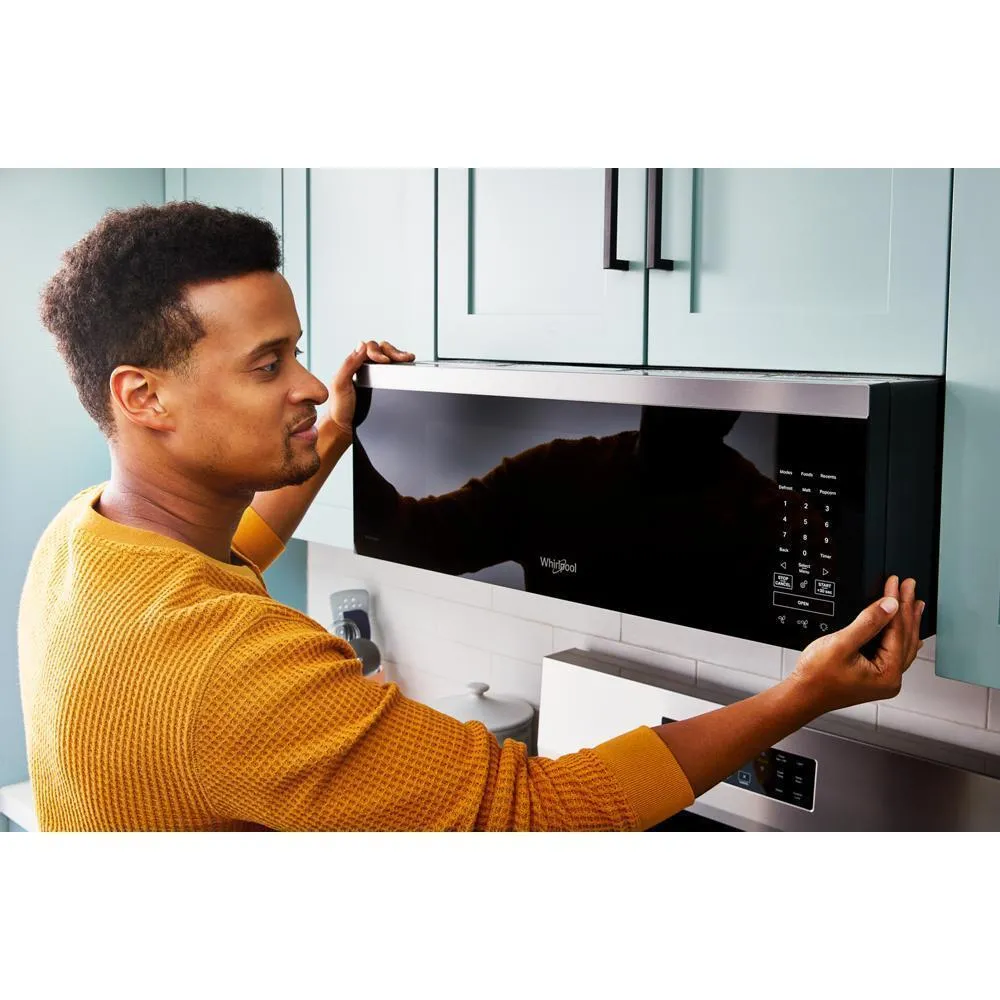 Whirlpool WMML5530RZ 1.1 Cu. Ft. Smart Low Profile Microwave Hood Combination With 450 Crm 4-Speed Venting