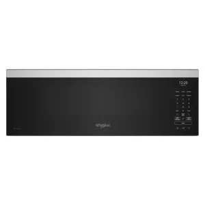 Whirlpool WMML5530RZ 1.1 Cu. Ft. Smart Low Profile Microwave Hood Combination With 450 Crm 4-Speed Venting Microwave Ovens smart sensor microwave oven