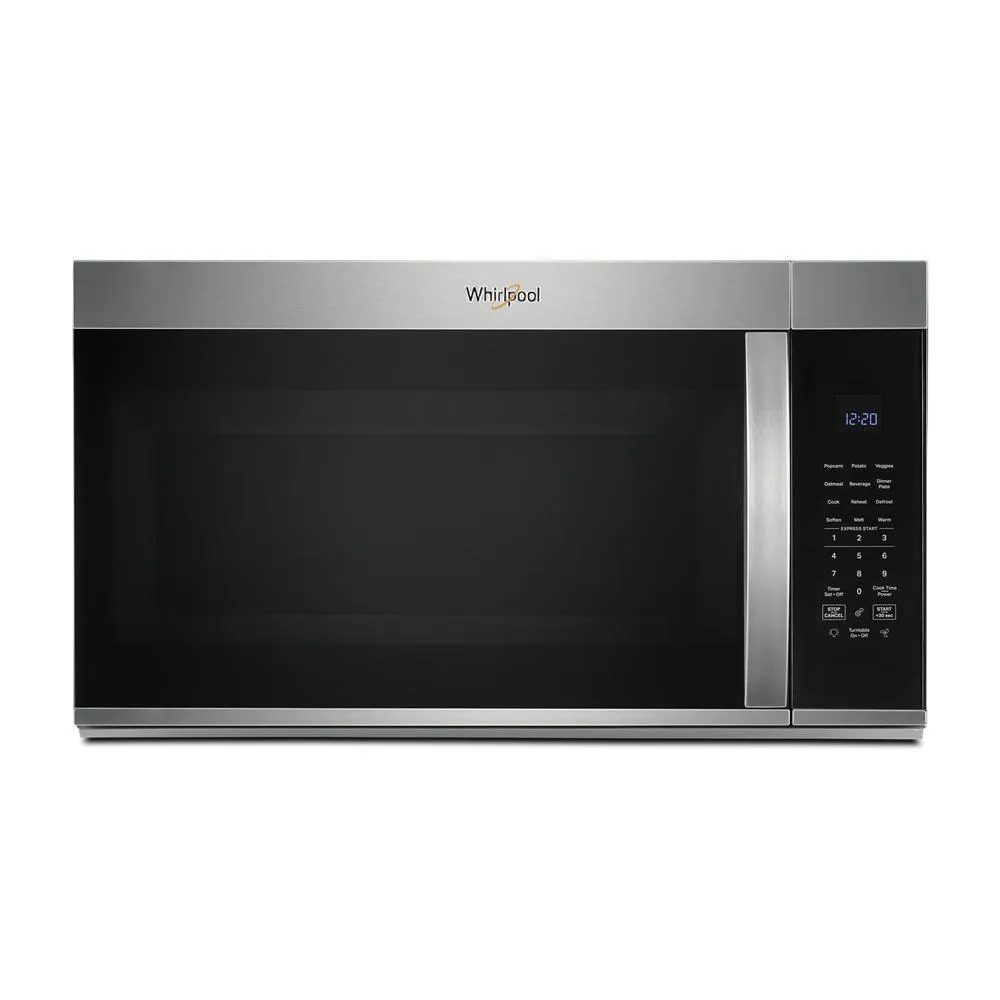 Whirlpool WMMS3330RZ 30 W 1.9 Cu. Ft Over The Range Microwave With Sensor Cooking Microwave Ovens smart sensor microwave oven