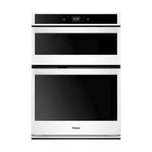 Whirlpool WOC54EC0HW 6.4 Cu. Ft. Smart Combination Wall Oven With Touchscreen Microwave Wall Oven Combos built-in oven microwave combo stainless