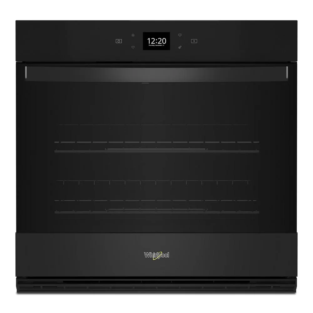 Whirlpool WOES5030LB 5.0 Cu. Ft. Single Wall Oven With Air Fry When Connected Single Wall Ovens single oven with self-cleaning feature